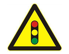 红黄蓝绿交通标志分别表示什么